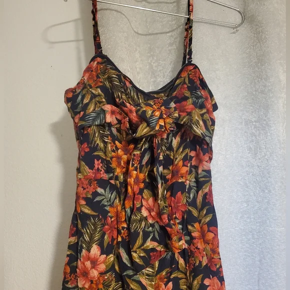 American Eagle Outfitters Multicolor Hawaiian Floral Jumpsuit - Picture 2 of 4